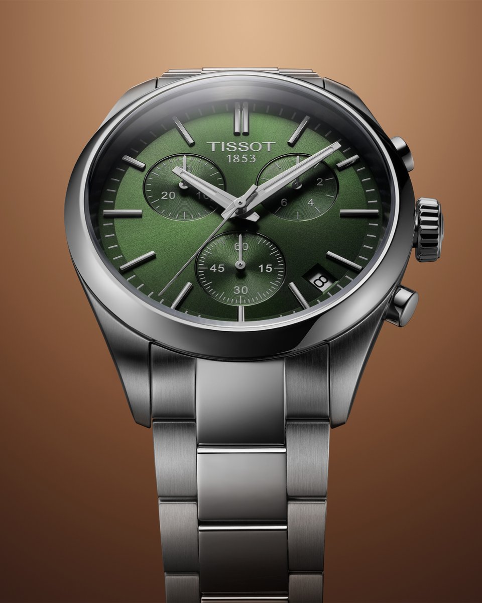 TISSOT's tweet photo. Beyond the special editions, the PR100 collection offers regular edition chronographs in various hues. Explore the lineup to find the colour that matches your style. #Tissot #PR100 https://t.co/2hgHYv2vYd