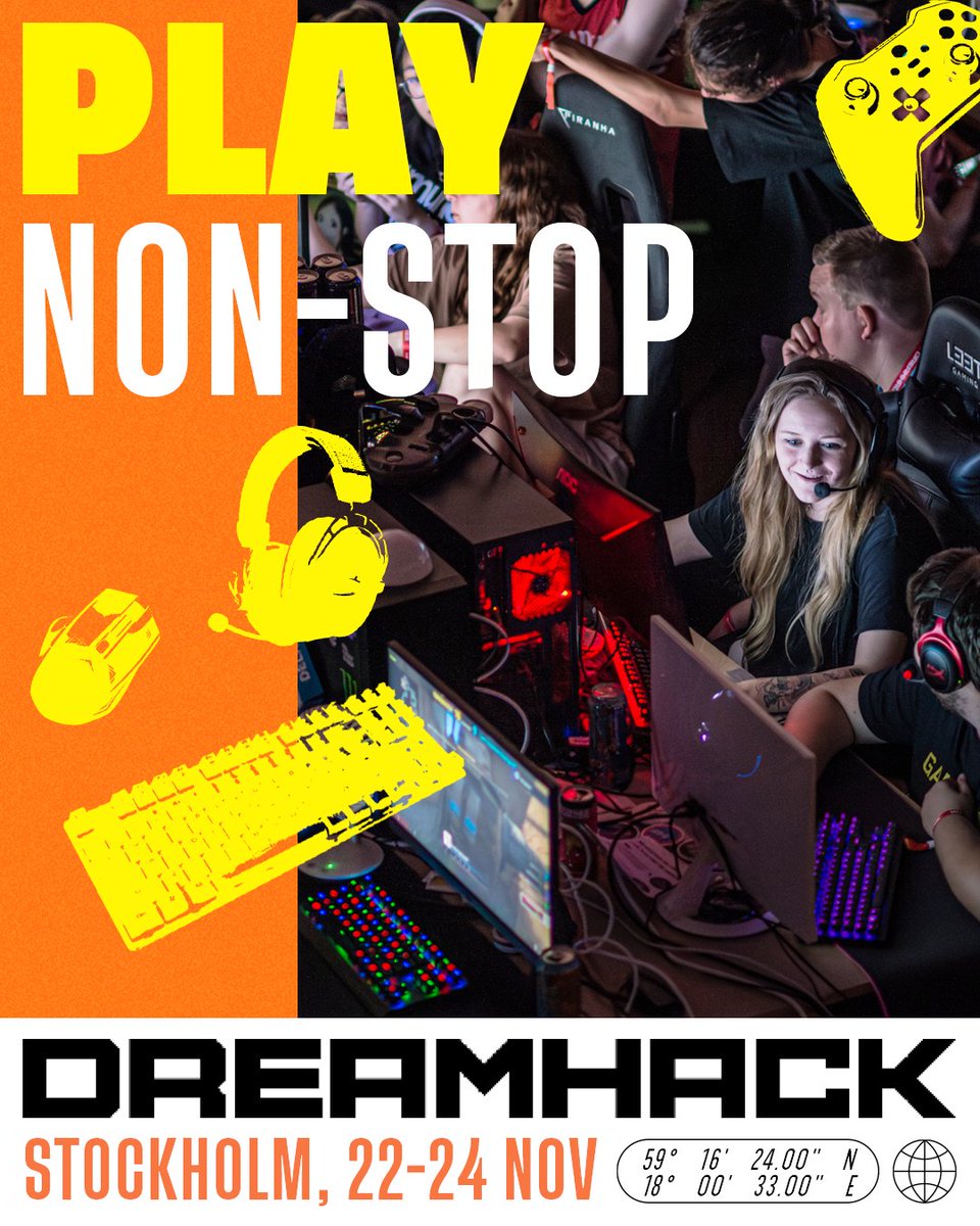 Play non-stop; join the LAN party! 🥳

With the next ticket wave approaching, now is an excellent time to get your LAN ticket before prices increase.

#DHStockholm  dreamhack.com/stockholm/lan