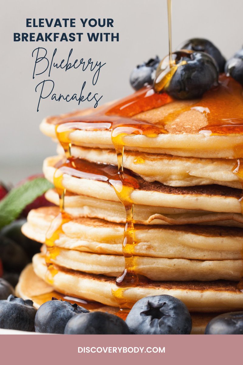Craving a classic and fruity breakfast? Try our Blueberry Pancakes! These fluffy pancakes filled with juicy blueberries are perfect for a delightful morning treat. 😋🥞 #BreakfastLovers #FruitDelight

Learn More: discoverybody.com/recipe/blueber…