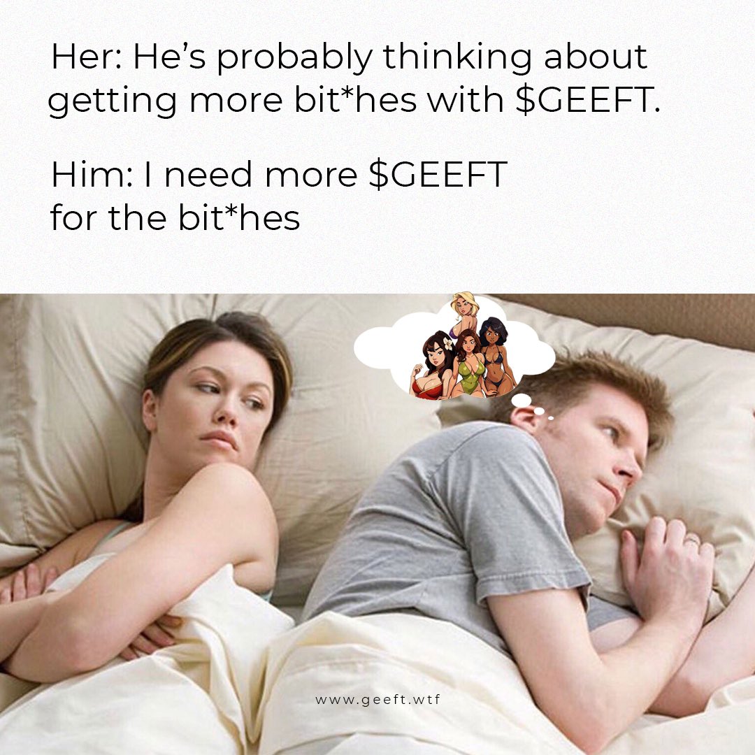 Geeft369's tweet photo. When $GEEFT is life, priorities are clear 😏💎 https://t.co/64cfMJ6ADk