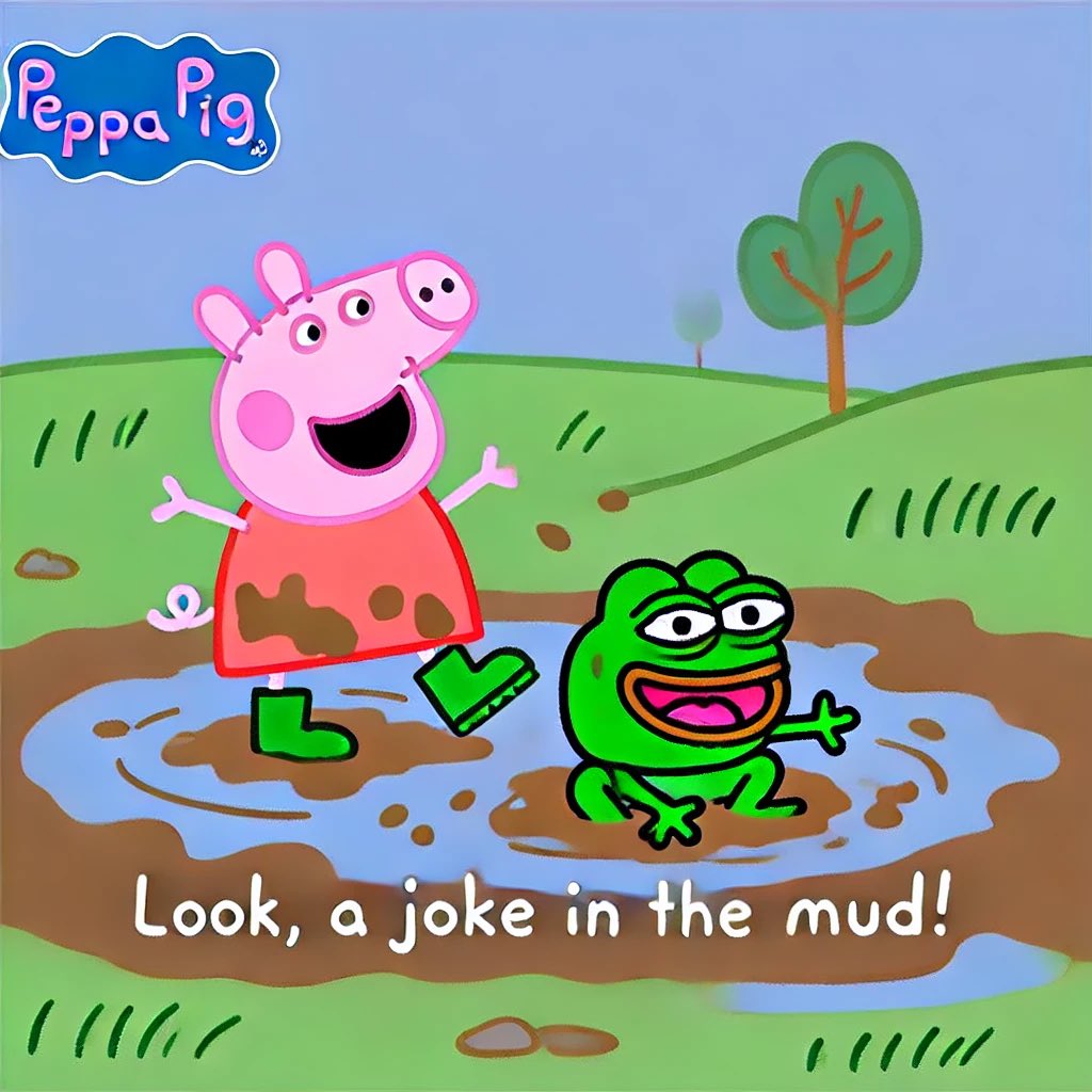 Peppa_Pig_Token's tweet photo. Peppa found something in the mud! 🐷💦

"Look, a joke in the mud!" 😆 @pepecoineth 

$PEPPA $PEPE #PeppaPig #MemeCoin #CryptoFun #SOL https://t.co/ZiRm7eRuaH