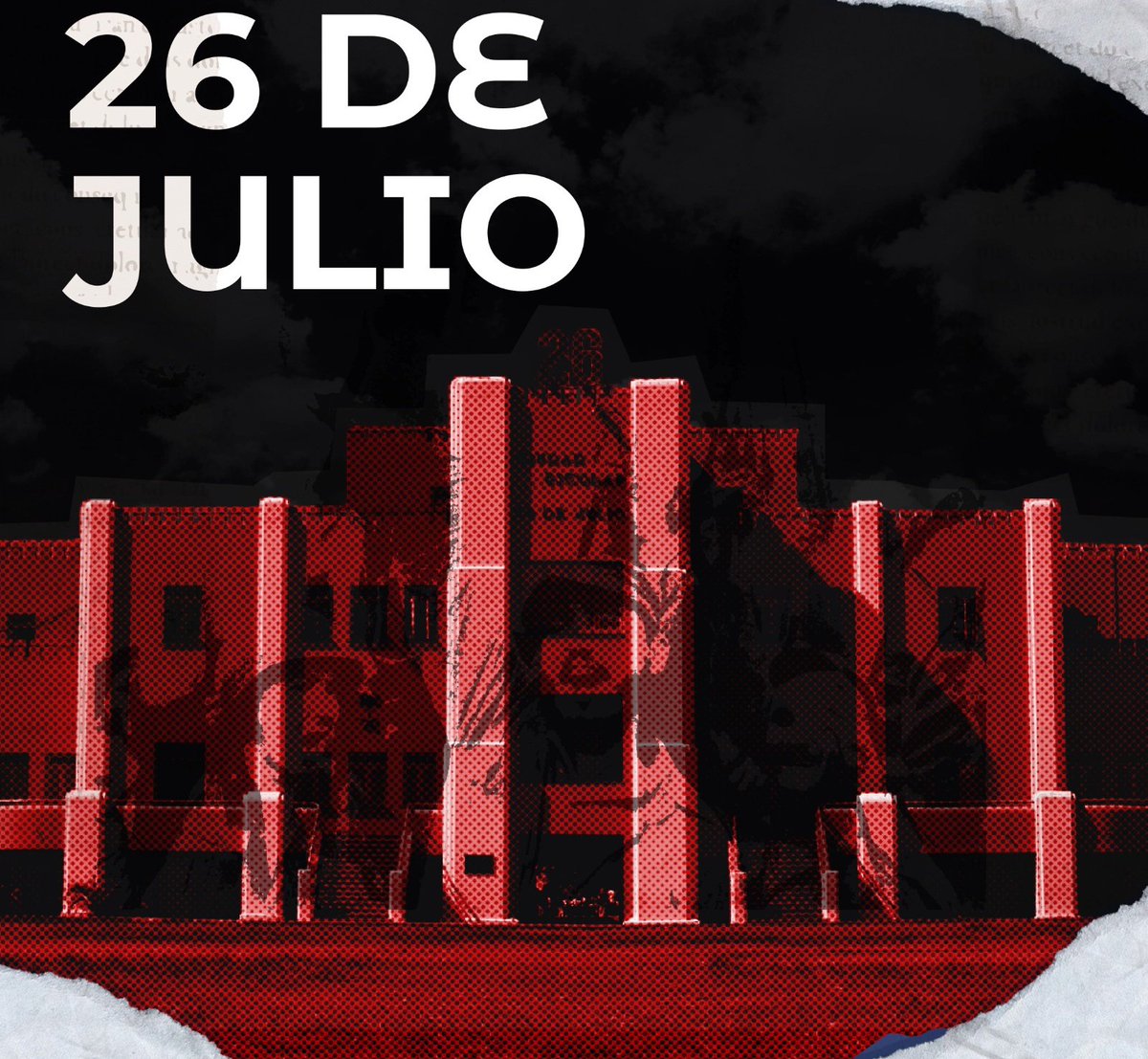 Hoy #26Julio recordamos la heróica gesta de los cuarteles Moncada y Carlos M. de Céspedes, protagonizada por la Generación del Centenario que tomó #LaHistoriaPorAsalto.

El ejemplo de ellos nos guían en la permanente defensa de nuestra Revolución y de nuestro Socialismo.
