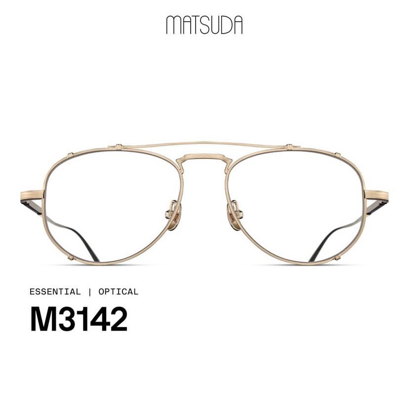 Quad22Thailand's tweet photo. #MatsudaEyewear • M3142 is a forward thinking interpretation of a classic aviator style. Crafted entirely of titanium, it features subtle details on the rim and hand-lacquered art deco inspired temples
Distributed by #quad22thailand
#quad22 #matsuda #Matsuda50 #mastersofmetal https://t.co/3ZnwCvsC9f