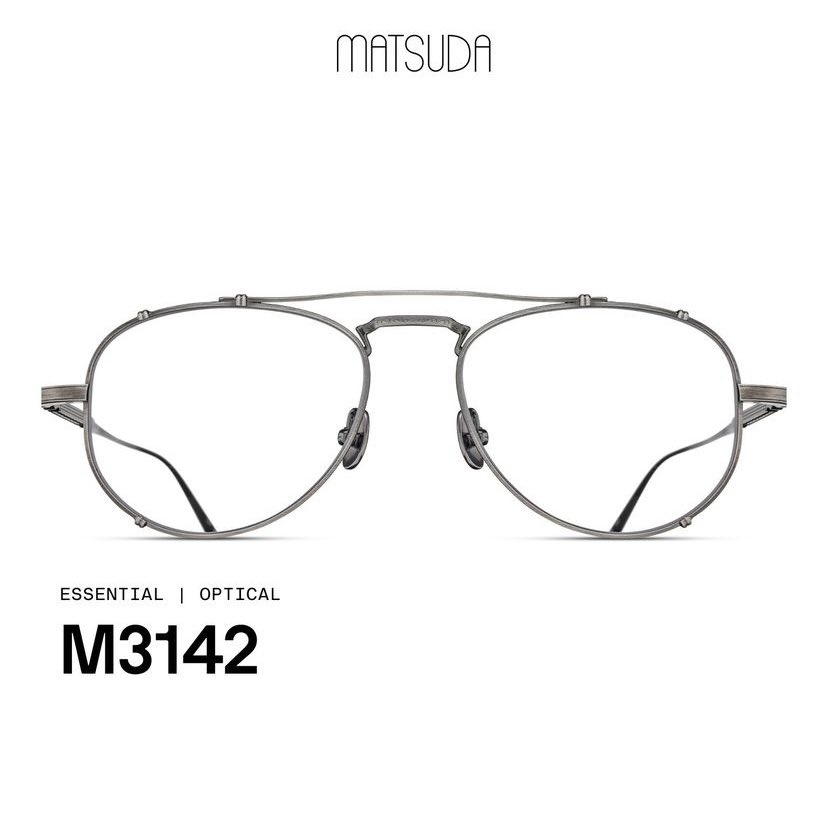Quad22Thailand's tweet photo. #MatsudaEyewear • M3142 is a forward thinking interpretation of a classic aviator style. Crafted entirely of titanium, it features subtle details on the rim and hand-lacquered art deco inspired temples
Distributed by #quad22thailand
#quad22 #matsuda #Matsuda50 #mastersofmetal https://t.co/3ZnwCvsC9f