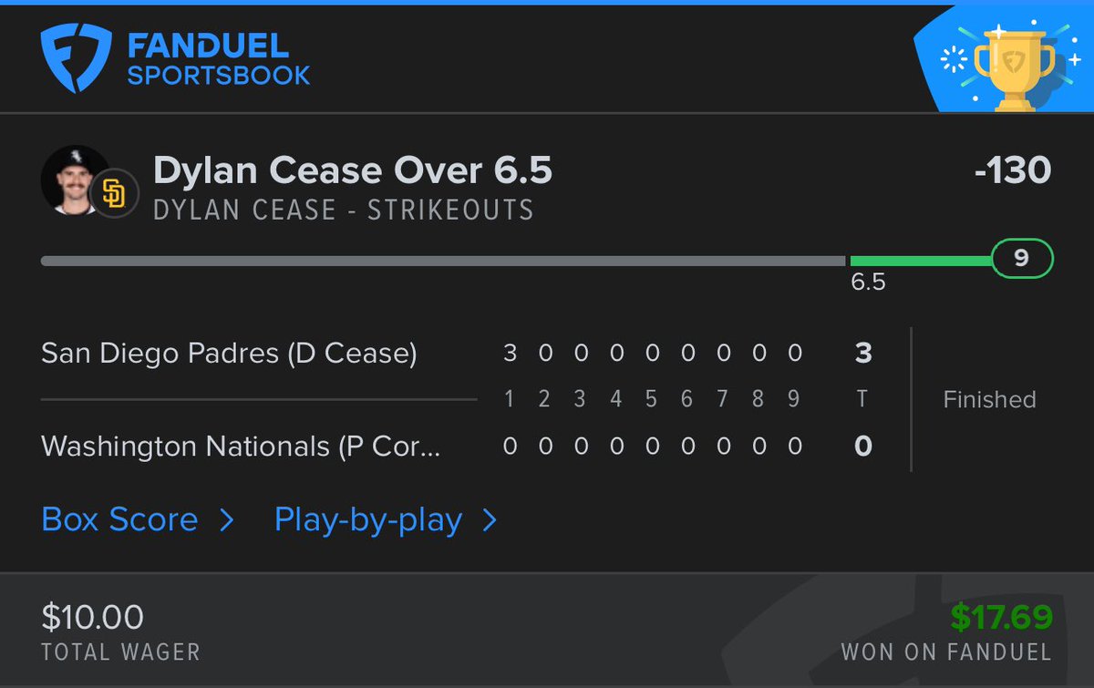 SunshineTMT's tweet image. Day 1 of our $10-$1000 moved along thanks to Dylan Cease! Play 2 will be posted ONLY in @TMThreadDiscord at the link below. 

dubclub.win/r/p/pri-cwrvb/…