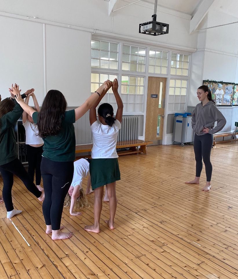 Just before schools broke for summer, Ffion, from Ysgol Llanharri, joined us for work experience and attended one of our ‘dance in schools’ sessions at Trehopcyn Primary School . 
We hope that you enjoyed your time with us Ffion!! 
#workplacement #danceinschools #creative