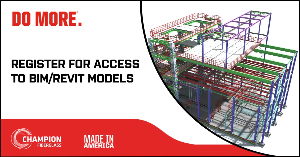 championfg's tweet image. Champion Fiberglass® makes it easy to engage project teams with BIM modeling for planning, design, and construction. Learn more to achieve maximum efficiency on the next project:

hubs.ly/Q02HfVYP0

*Made in the America*
#electricalconduit #revit #electricalindustry #bim360