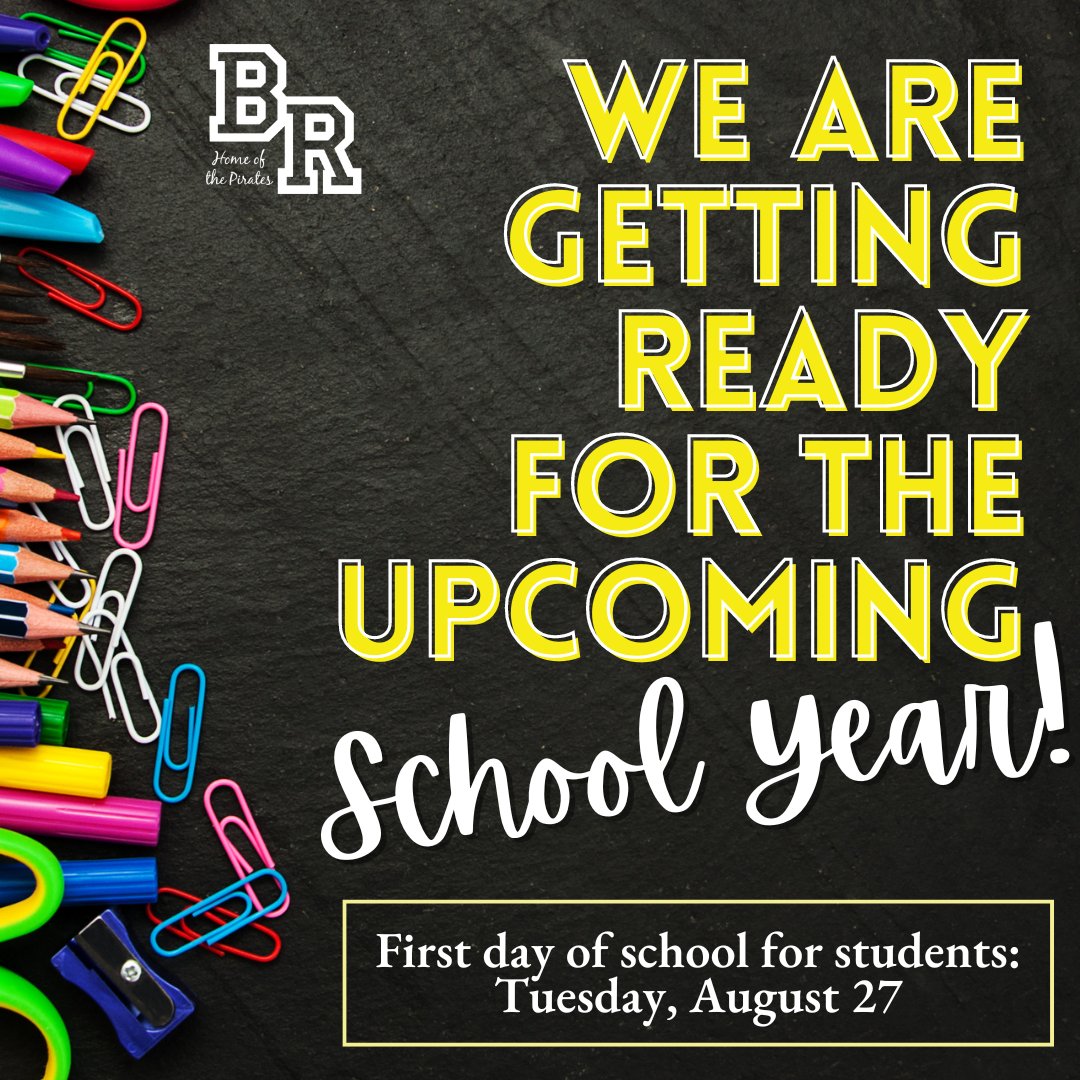 Students, we are hard at work preparing for the 2024-25 school year and are excited to welcome you back in August!

Reminder: The first day of school is Tuesday, August 27th.