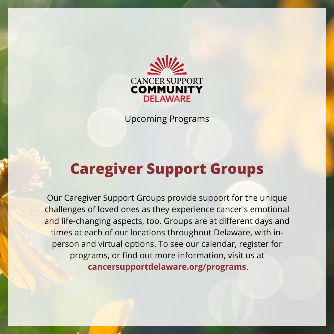 CancerSupportDE's tweet photo. Here is what's coming up next week at #CSCDE!
Join us Monday at 4:30pm for Nutrition with Elena: Eating in Season. Register at https://t.co/eE4RN4br5D
#CSCDE #cancersupport #cancerawareness #mentalhealthawareness #cancersurvivor #cancercommunity #supportforcancer https://t.co/Qu8i9UGl77