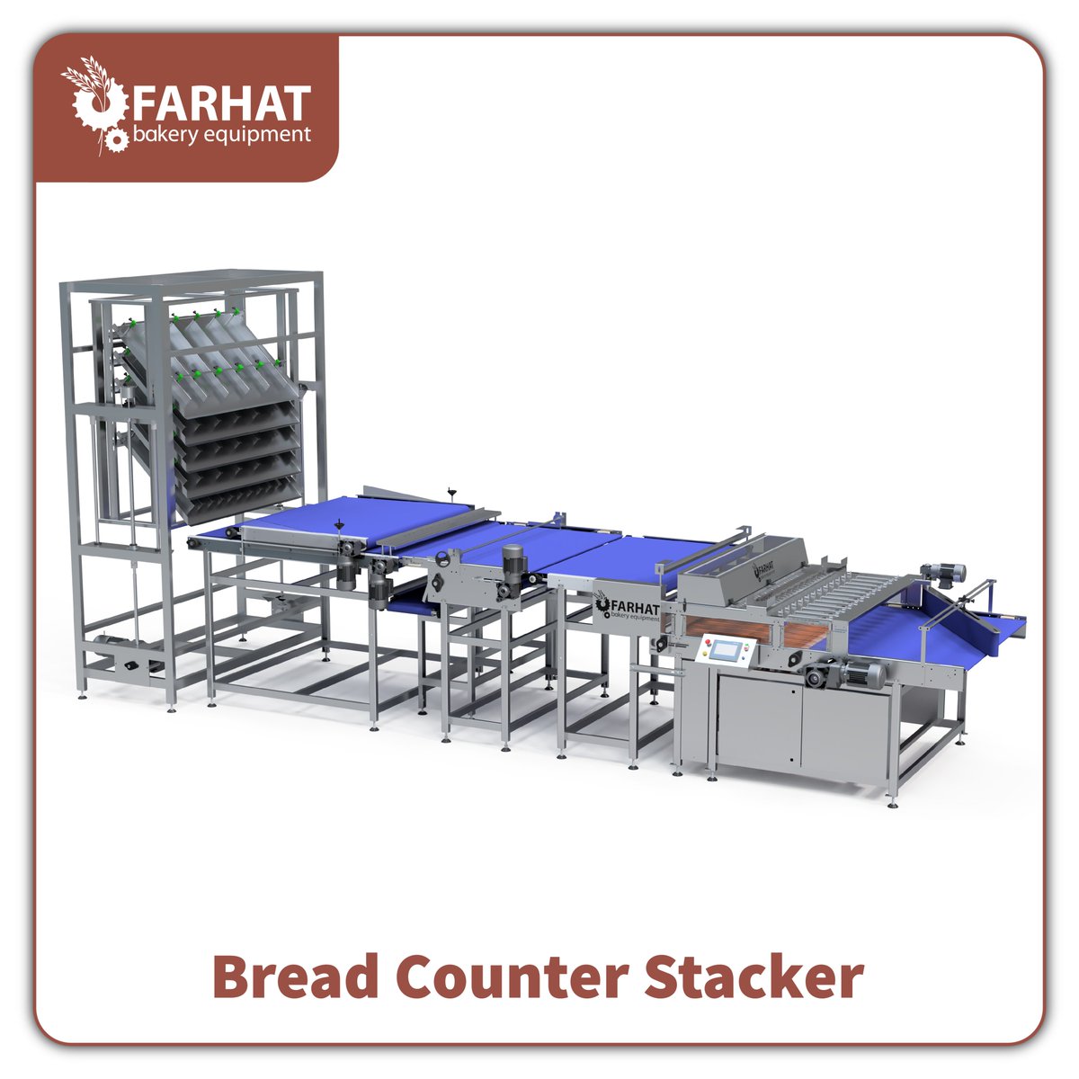 farhatbakery's tweet image. 🫓 Introducing our new #BreadStacker!
Designed for both continuous #BreadProduction lines and #DoughBall lines, it handles up to 12 rows of various #Bread shapes and sizes.

Learn more: farhatbakery.com/machines/bread…

#BakeryInnovation #BakeryEquipment #IndustrialProduction