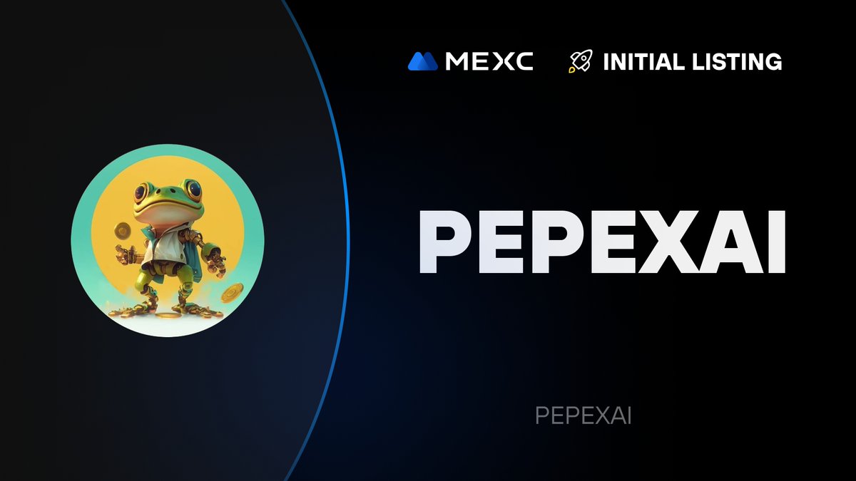 We're thrilled to announce that the <a href="/PEPEXAI_Ax/">PEPEXAI</a> Kickstarter has concluded and #PEPEXAI will be listed on #MEXC!

🔹Deposit: Opened
🔹PEPEXAI/USDT Trading: 2024-07-26 14:00 (UTC)

Details: mexc.com/support/articl…