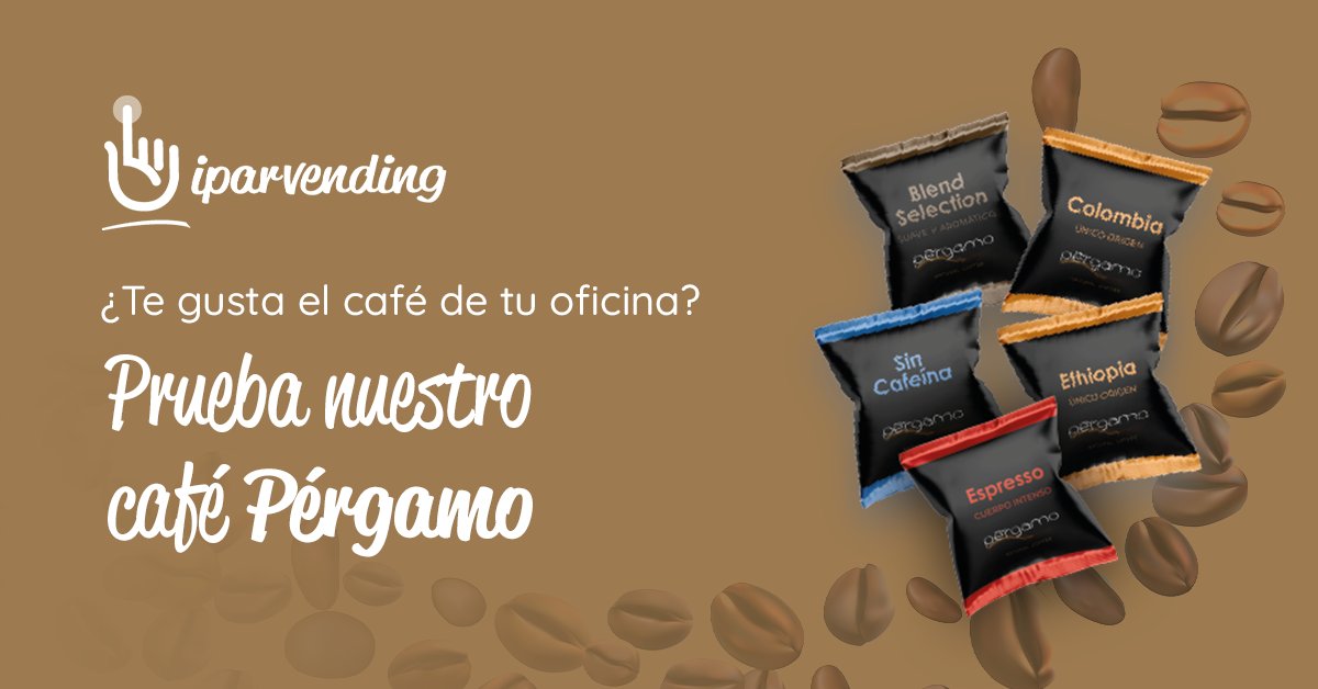 Iparvending's tweet photo. ¡No subestimes el poder de un buen café en la oficina! Descubre Pérgamo, el café de la mayor calidad y sabor ☕.

#Iparvending #EasyVending #Café https://t.co/3gAOzWky0Y