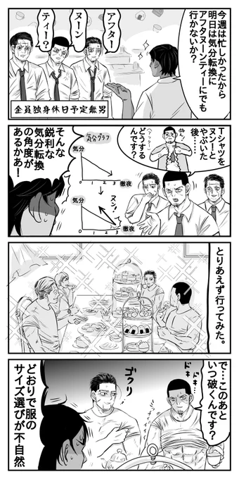 社畜トリオ
〜アフタヌーンティー編〜 
