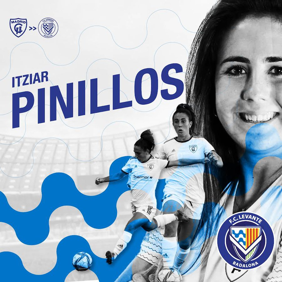 femmesfootnews's tweet photo. 🚨 OFFICIEL ! 

Itziar Pinillos 🇪🇸 rejoint Levante Badalona après son départ de Madrid CFF ✅

📸 @levantebadalona https://t.co/GbGD4Ogtjq