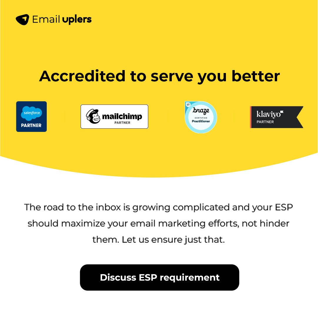 email_uplers's tweet image. If you’re seeking experts who can conquer all ESP challenges for you, you can rely on our team of certified experts 👉 bit.ly/3LDr850

#emailserviceprovider #ESP #emailmarketing #emailexperts #emailcoding #datamigration #emalilcampaigns