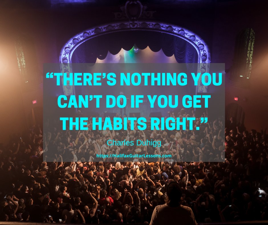 IgniteLessons's tweet photo. “THERE’S NOTHING YOU CAN’T DO IF YOU GET THE HABITS RIGHT.” - CHARLES DUHIGG
#guitarlessons #beginnerguitarlessons #beginnerguitar #guitarlessonsforadults #learntoplayguitar https://t.co/WPMczorpiC
