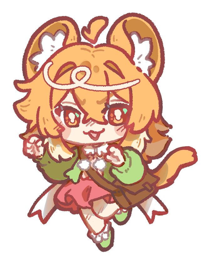 DarkRainfire's tweet photo. Finally some recent art: Some art of the lovely Marigold, who belongs to @skyjv2. Also a bit of a style tester for future chibi merch? Maybe stickers and keychains? Not sure what I should draw more of. Let me know if you have an opinion below! 👇

#ocfanart 🐭 #ArtistOnTwitter 🐭 https://t.co/UyYm3v9Xcb