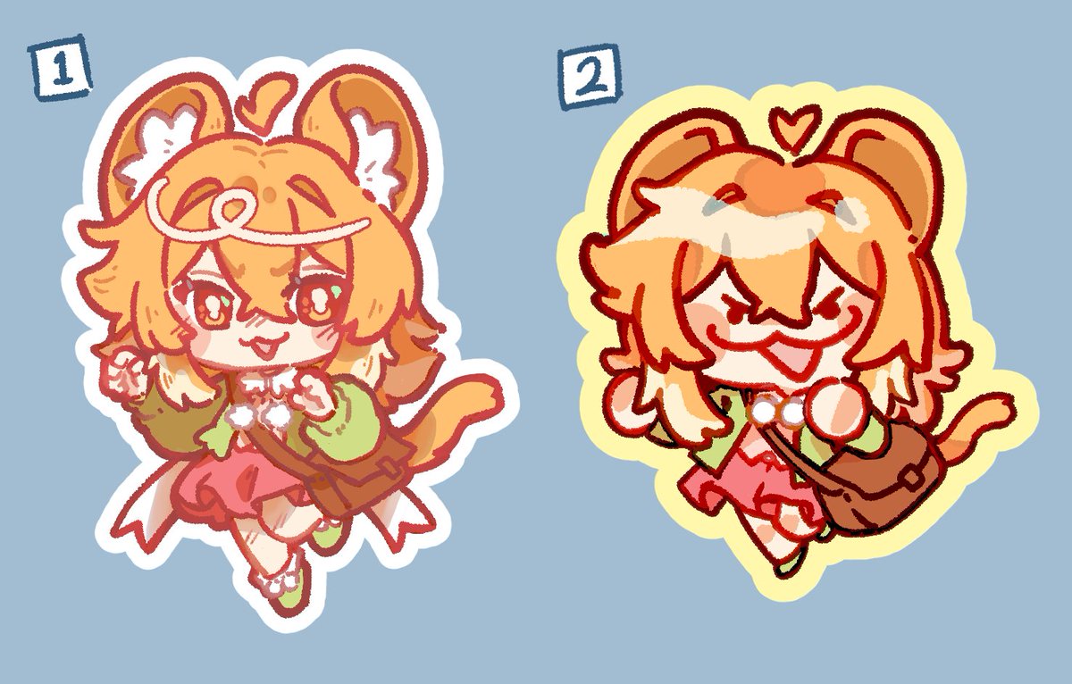 DarkRainfire's tweet photo. Finally some recent art: Some art of the lovely Marigold, who belongs to @skyjv2. Also a bit of a style tester for future chibi merch? Maybe stickers and keychains? Not sure what I should draw more of. Let me know if you have an opinion below! 👇

#ocfanart 🐭 #ArtistOnTwitter 🐭 https://t.co/UyYm3v9Xcb