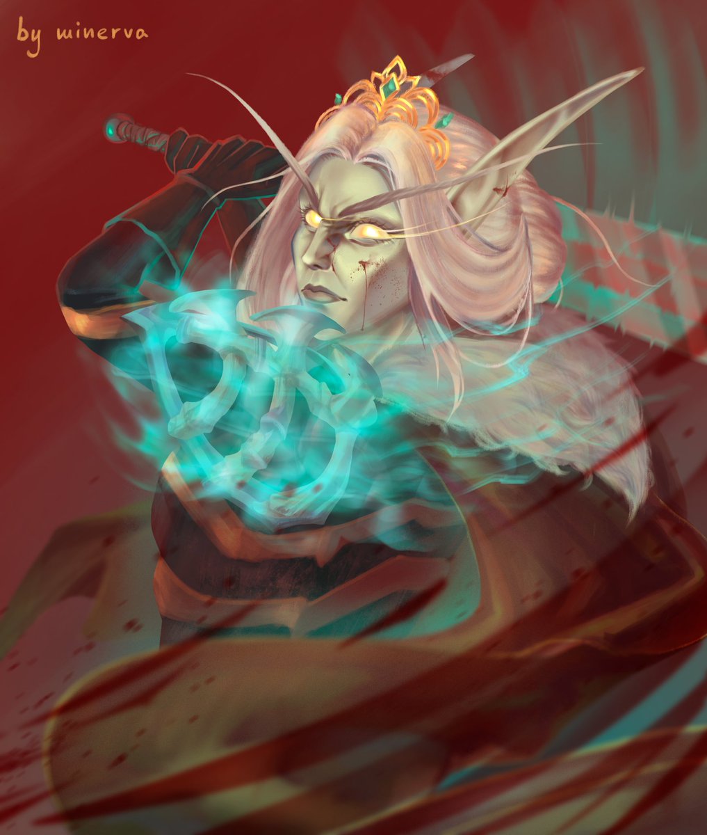 The most beautiful pala I've ever seen! 
For @ksenialightman✨❤️

#art #warcraft #elf