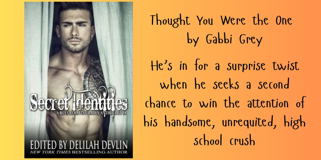mscottauthor1's tweet photo. Come meet Gabbi Gray, author of Thought You Were the One, in #SecretIdentities, @DelilahDevlin's latest Boys Behaving Badly https://t.co/eW8qagqiLN #steamy #romance #shortstory #anthology https://t.co/AOolp7zsmr https://t.co/OPnSa7jkDt