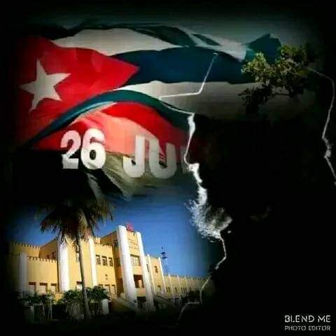 DanielRonda8's tweet photo. La gesta en los cuarteles Moncada y Carlos M. de Céspedes, dirgida por la Generación del Centenario  tomó #LaHistoriaPorAsalto para la liberación definitiva de #Cuba. En ellos esta el
 ejemplo que nos guía en la permanente defensa de nuestra Revolución. #PatriaOMuerteVenceremos https://t.co/hlN4q3OBUe