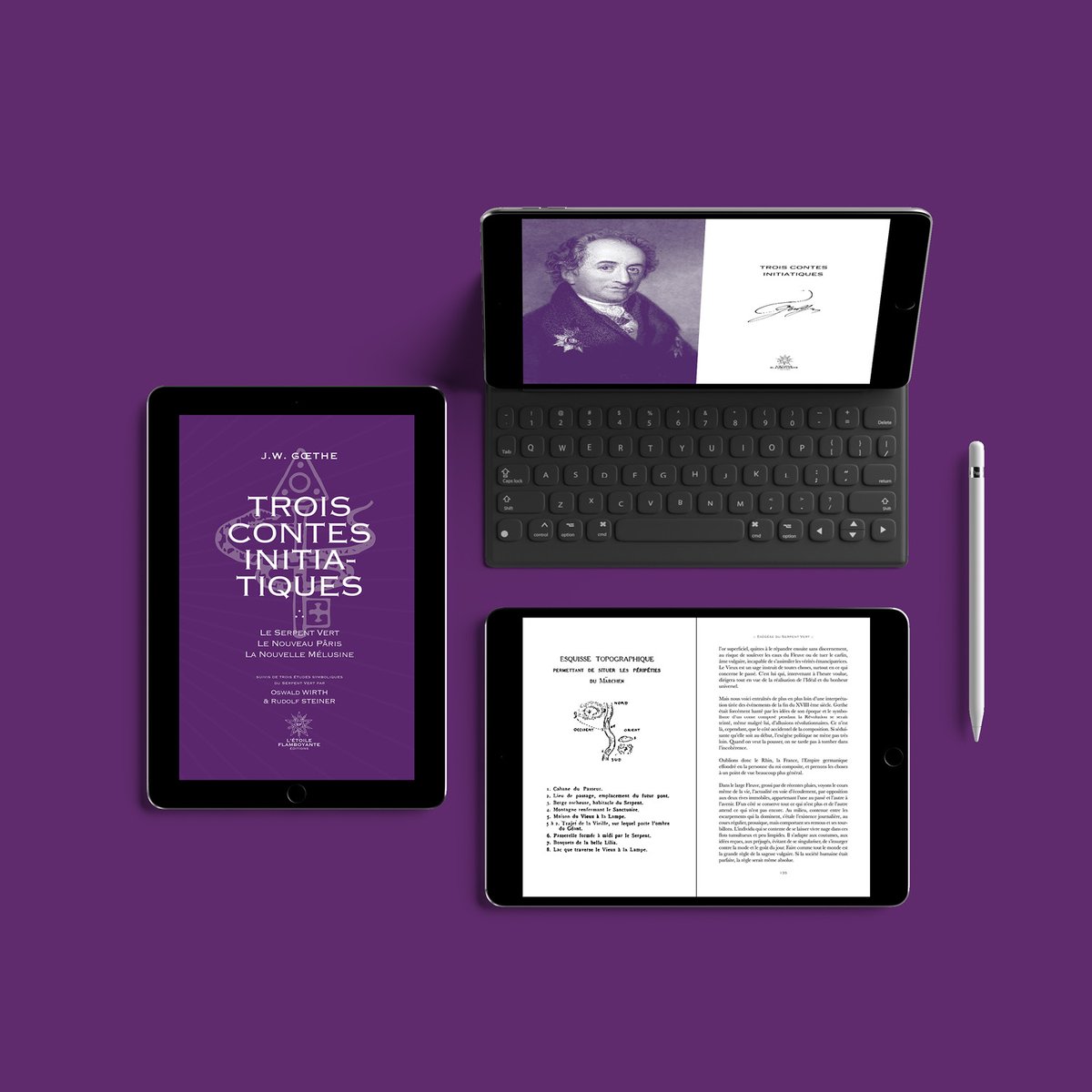 Entrez dans le monde initiatique de Gœthe avec ces Trois Contes Initiatiques, Le Serpent Vert, Le Nouveau Pâris et La Nouvelle Mélusine, agrémentés de deux études symboliques par Oswald Wirth et Rudolf Steiner. Une lecture symbolique éclairante. letoileflamboyante.org/produit/trois-…