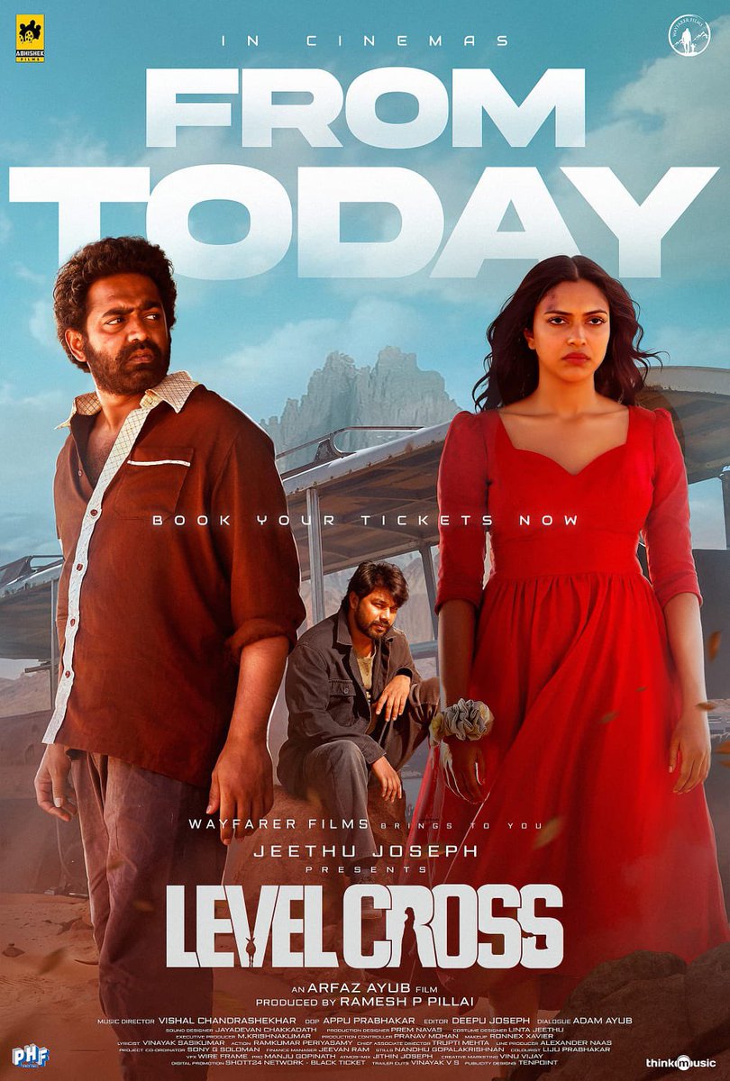 #LevelCross - Even though the film follows a slow paced story telling, it has an interesting storyline and keeps us in it. Asif Ali with a very good performance. Locations are an important factor for the film. DOP adds more value to the same . Music &amp; Bgm suits the mood well.