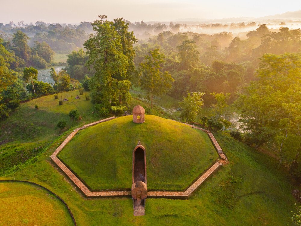 DrSJaishankar's tweet photo. A moment of pride that an icon of the Ahom culture - the Moidams at Charaideo - has been listed as a cultural world heritage site by UNESCO today. 

This is the first such cultural site in the North East. Its selection underlines the priority that the Government has given to the development of the North East in the last one decade.

Recognise PM @narendramodi’s guidance and encouragement to our efforts for this listing.

#MoidamInUNESCO