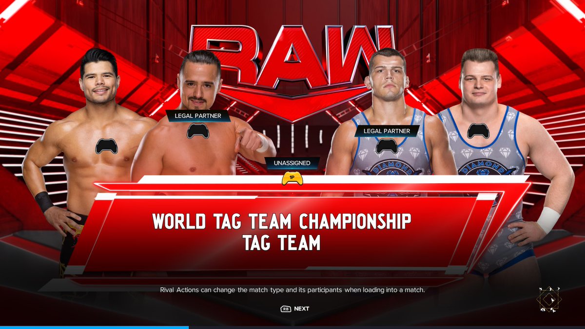Pepp3rMan's tweet photo. Main Event time:
Los Lotharios faced the tag champions the creed for the titles.
The creed brothers walkout still the champions.

#ANDSTILL The Tag Team Champions, The Creed Brothers! https://t.co/M3Uh3pdd4c