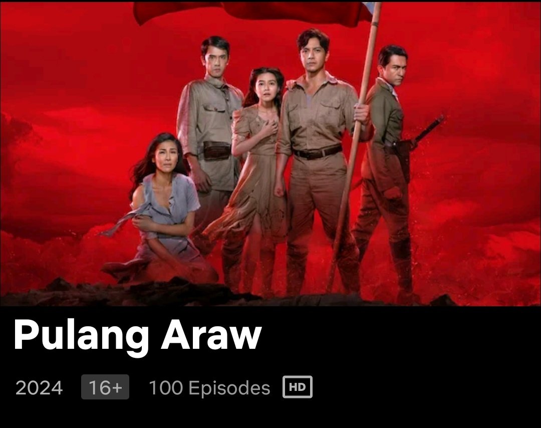 Pulang Araw's pilot episode is now on Netflix.

Watch it here:
netflix.com/us/title/81728…

#DavidLicauco | Hiroshi Tanaka 
#BarbieForteza | Adelina Dela Cruz 
#BarDa #PulangAraw