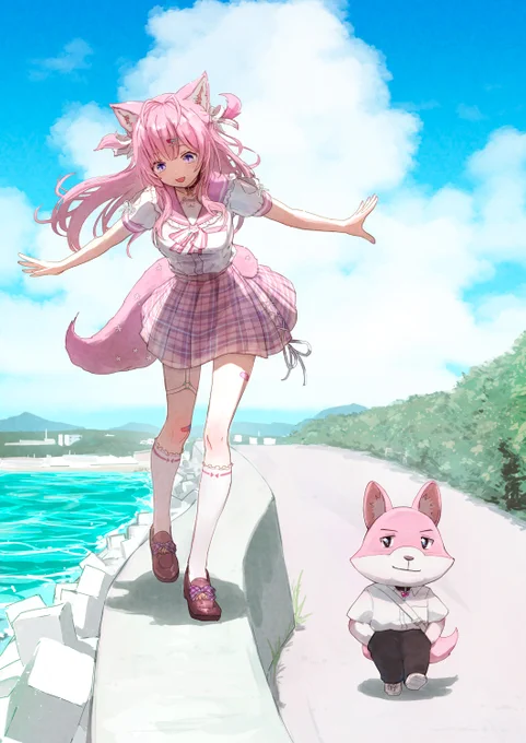 こらこら、あぶないぞ#こよりすけっち 