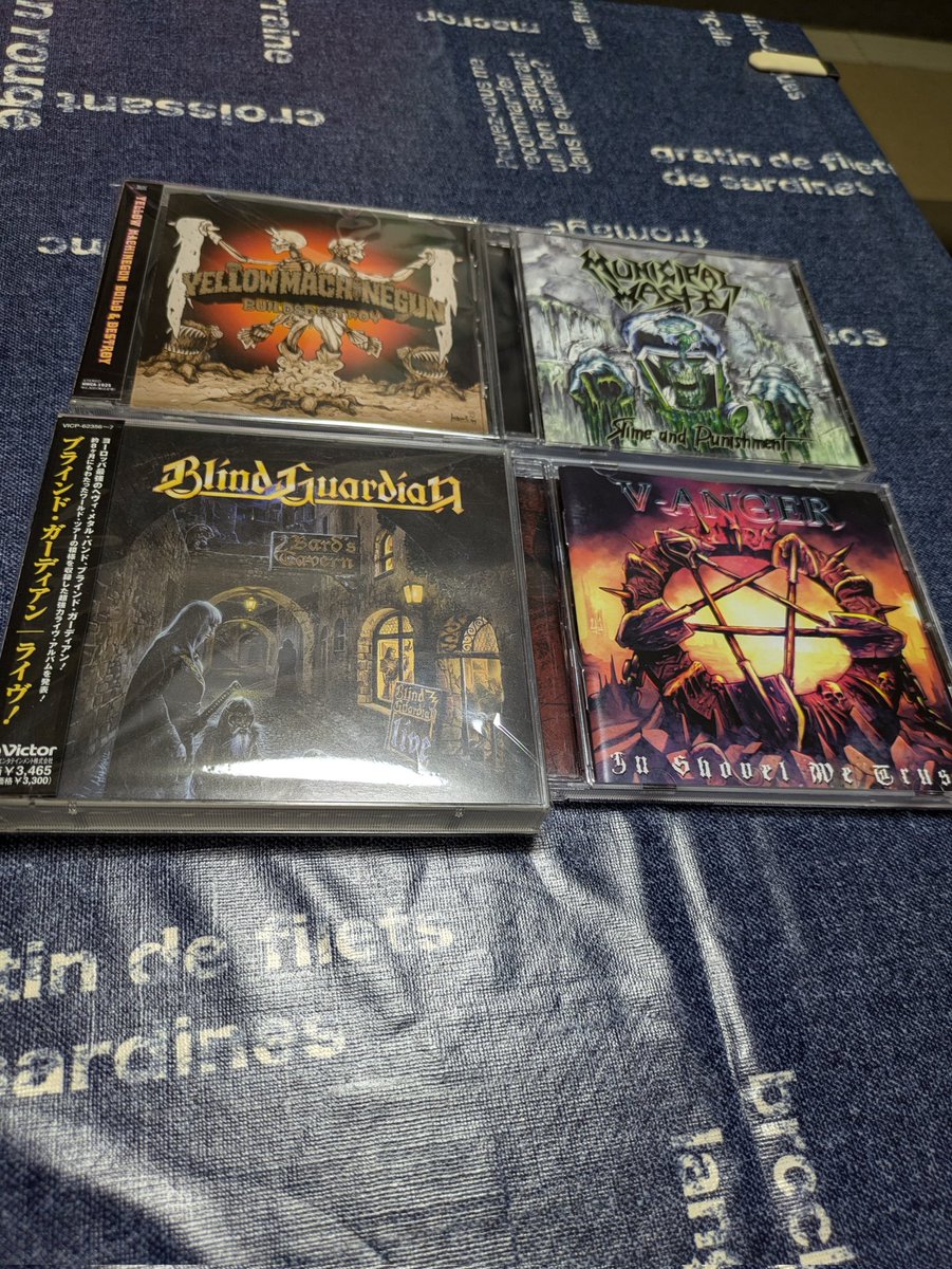 vombvombvomb's tweet image. 久しぶりに店舗にお邪魔しました。
混雑してたので取り敢えずの8枚、
どんどんスラッシュ・メタルのコーナーが縮小されていきますね😓
では、良い夜を…🤘
#DiskUnion