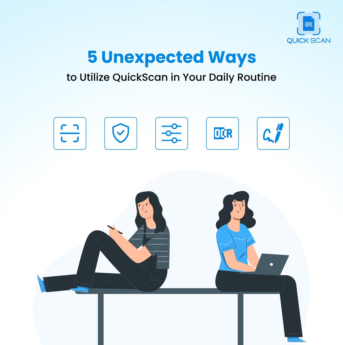 QuickScan_App's tweet photo. Discover 5 unexpected ways to revolutionize your daily routine with QuickScan! 📲✨ Download the Best #documentscannerapp and transform your day-to-day tasks with ease!

Read more: https://t.co/b7wVpfk5ux

#mobileapp #blog #website #app #mobileappdevelopment #android https://t.co/BRIGBnVAuB