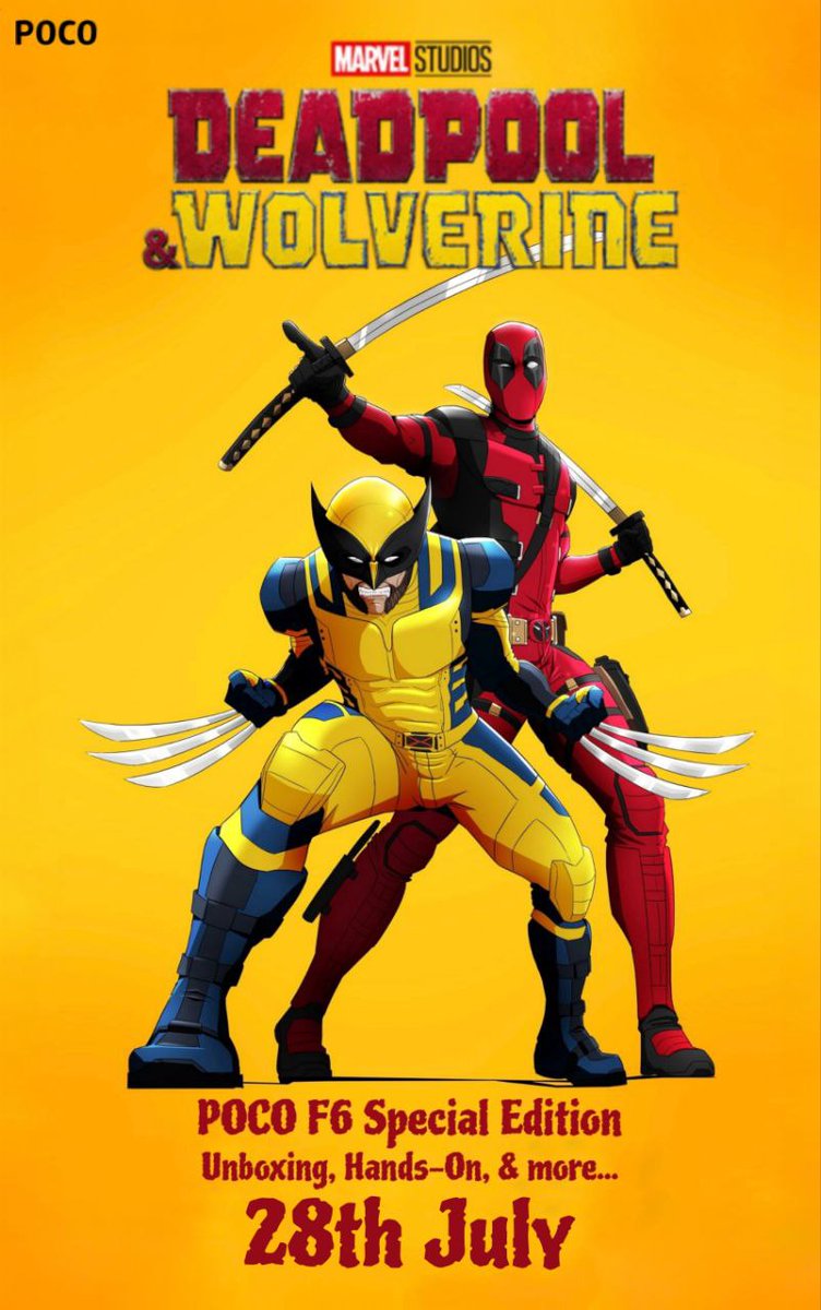Srivatsa_23's tweet photo. #POCOF6DeadpoolEdition is coming! Get ready for an exciting evening and experience the #POCOXDeadpool madness! 

Are you #TeamDeadpool or #TeamWolverine? 

@IndiaPOCO
@Himanshu_POCO 
@Pathtoremember https://t.co/w65aRzQ5mH