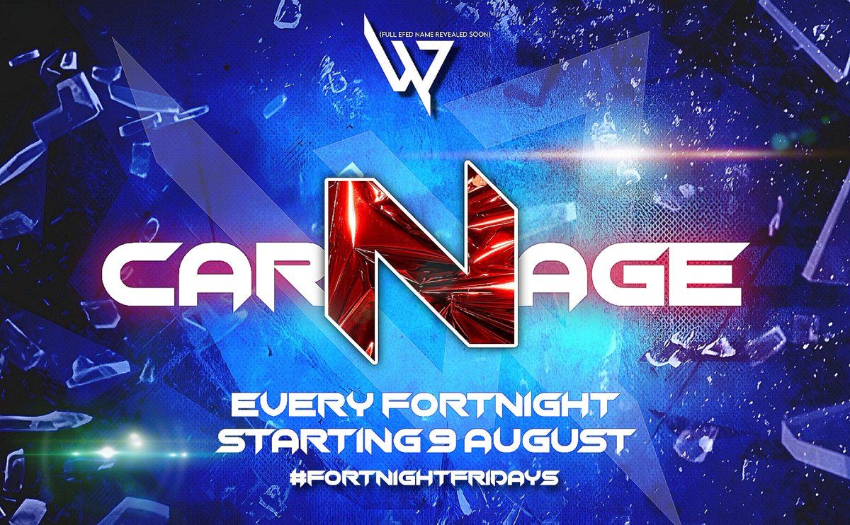Please allow us to introduce our new Bi-Weekly Wrestling Show, "CARNAGE!"

What's coming in the next few days? 👀👇👇

- Full E-Fed Name &amp; Look Revealed
- Back 4 Blood PPV Date Announced
- INSIDE LOOK INTO "CARNAGE!" ARENA

(We did schedule this post for 9pm last night but 🤦)