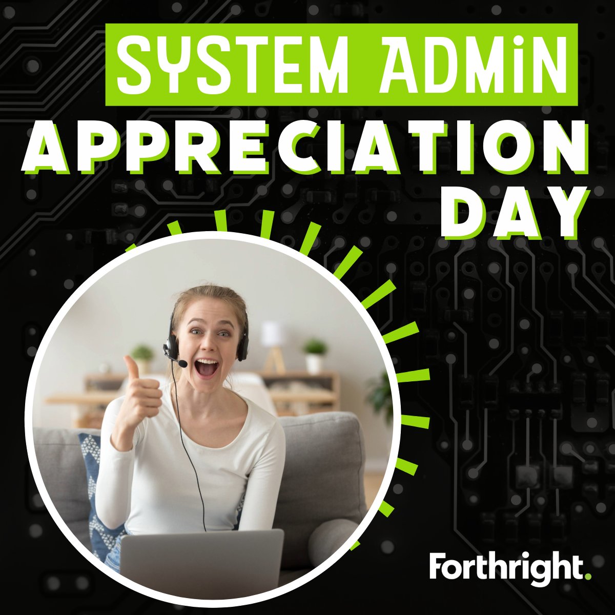 To all the unsung heroes behind the scenes keeping our systems up and running smoothly, thank you for all your hard work and dedication in ensuring our technology is always functioning at its best. #TechHeroes
#SysAdminDay #SystemAdmins #sytemadministrators #sysadmin