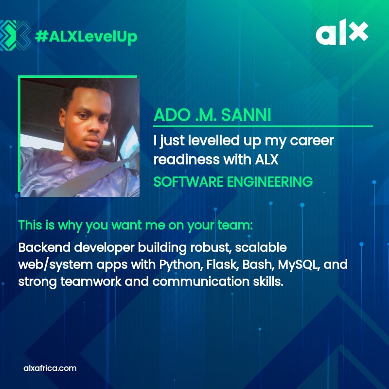 itz_sanni's tweet image. #ALXLevelUp #ALXafrica