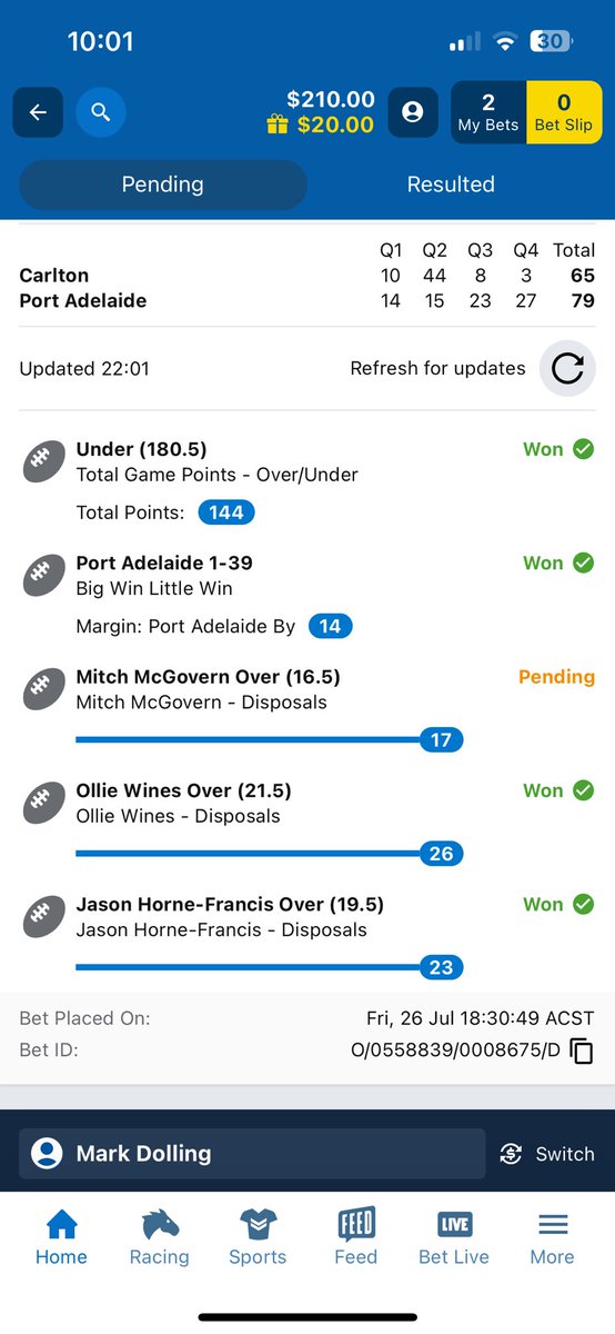 Pay up <a href="/sportsbetcomau/">Sportsbet</a>