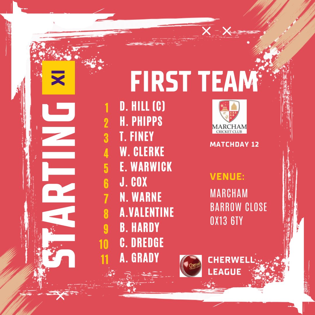 Marcham CC tweet media