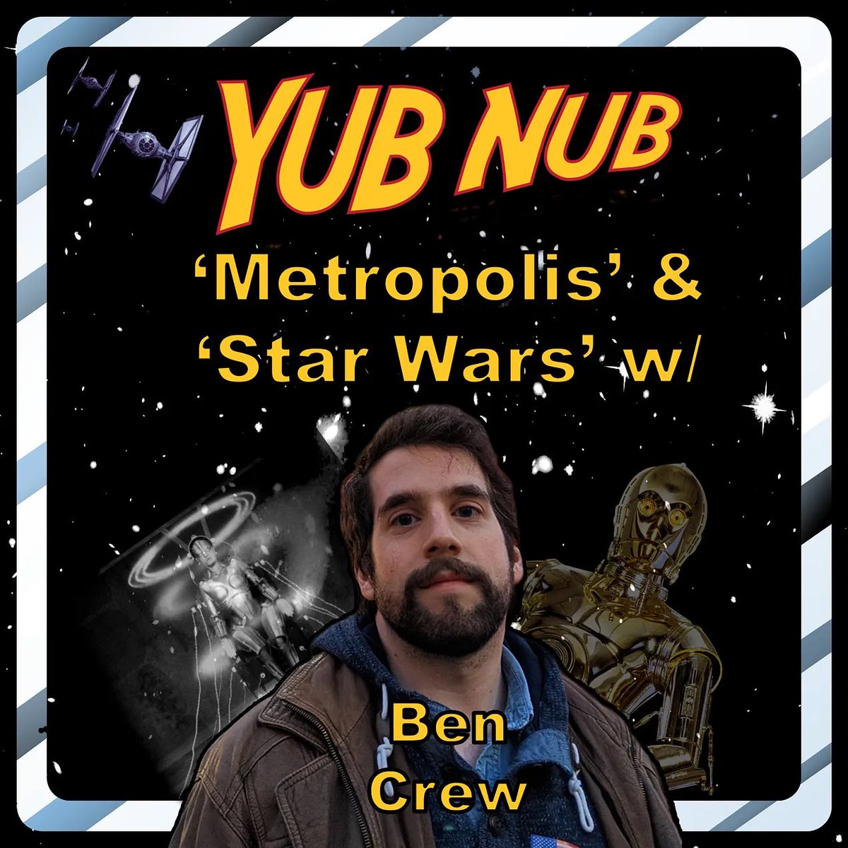 YubNub (@yubnubpod) on Twitter photo filmmaker/journalist/silent movie enthusiast <a href="/BenjaminCrew1/">Ben Crew</a> joins <a href="/JamesFagan/">Jim Fagan</a> & <a href="/TimBarnes451/">𝘁𝗶𝗺 𝗯𝗮𝗿𝗻𝗲𝘀</a> to talk about the impact of Fritz Lang’s ‘Metropolis’ + other silent films on George Lucas and ‘Star Wars’! #YubNubPod
(🔊: shorturl.at/9chhb)
powered by <a href="/thesonarnetwork/">The Sonar Podcast Network 🎙</a> filmmaker/journalist/silent movie enthusiast <a href="/BenjaminCrew1/">Ben Crew</a> joins <a href="/JamesFagan/">Jim Fagan</a> & <a href="/TimBarnes451/">𝘁𝗶𝗺 𝗯𝗮𝗿𝗻𝗲𝘀</a> to talk about the impact of Fritz Lang’s ‘Metropolis’ + other silent films on George Lucas and ‘Star Wars’! #YubNubPod
(🔊: shorturl.at/9chhb)
powered by <a href="/thesonarnetwork/">The Sonar Podcast Network 🎙</a>