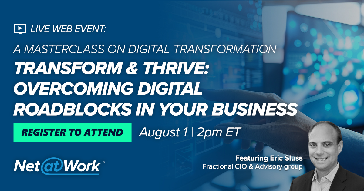 Navigating Common #DigitalTransformation Challenges &amp; Implementing Effective Strategies

In this complimentary virtual #masterclass, you’ll learn how to navigate the #humancapital, process, and #technology challenges to drive change and innovation.

Register: