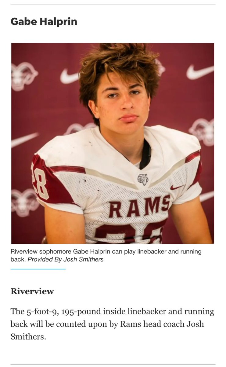 Gabe Halperin (@halperingabe) on Twitter photo Thank you <a href="/HeraldTribune/">Sarasota Herald-Tribune</a> for the write up 💯. <a href="/RRamsRecruiting/">Riverview Rams Recruiting</a> <a href="/BrodyWiseman/">Brody Wiseman</a> <a href="/CoachSmithers33/">Joshua Smithers</a> <a href="/RamsRhsFootball/">Riverview Football</a> Thank you <a href="/HeraldTribune/">Sarasota Herald-Tribune</a> for the write up 💯. <a href="/RRamsRecruiting/">Riverview Rams Recruiting</a> <a href="/BrodyWiseman/">Brody Wiseman</a> <a href="/CoachSmithers33/">Joshua Smithers</a> <a href="/RamsRhsFootball/">Riverview Football</a>