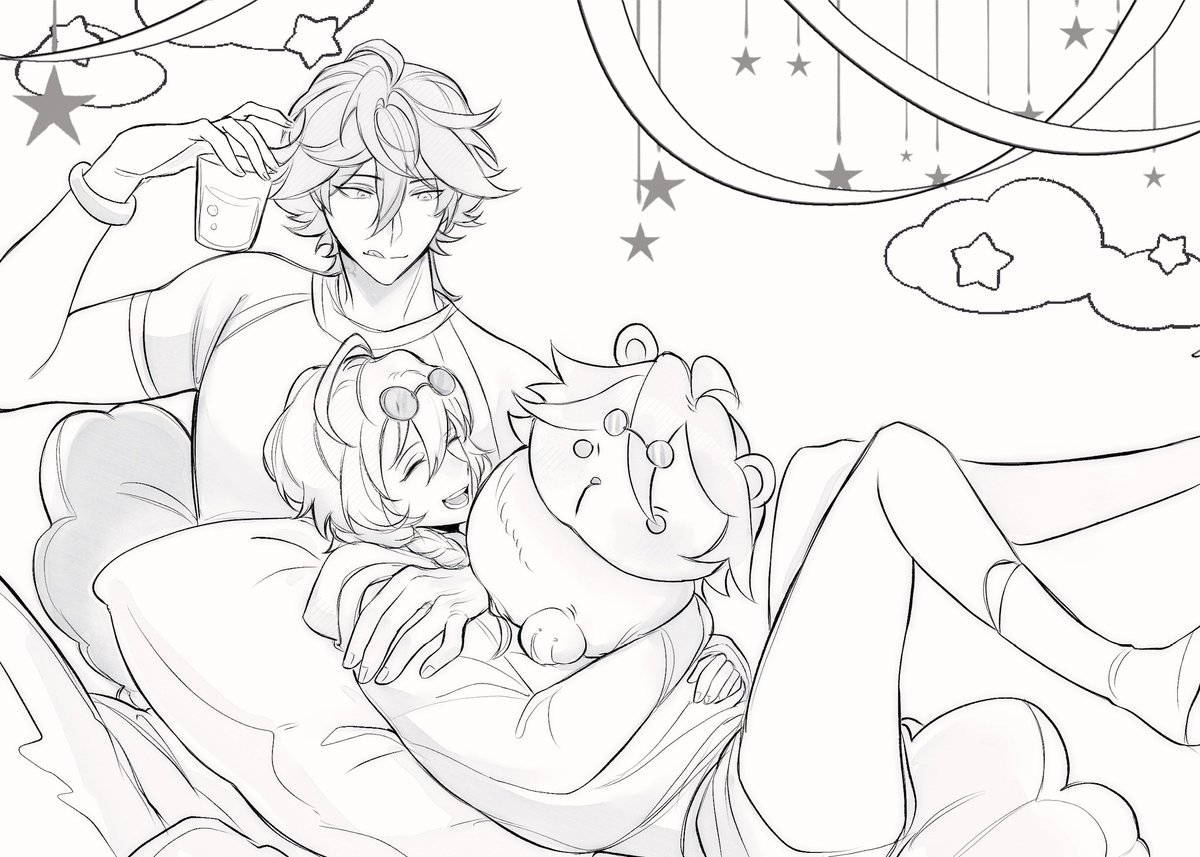 Half way out of the hole but here is Ezzie and my oc Alice, self-proclaimed Ezreal's number one fan and his besties, in one of their sleepovers XD No I do not ship them romantically, but she did love him dearly and he absolutely adore her 🥰🥰
(C) Leloi Hui on FB
#Ezreal