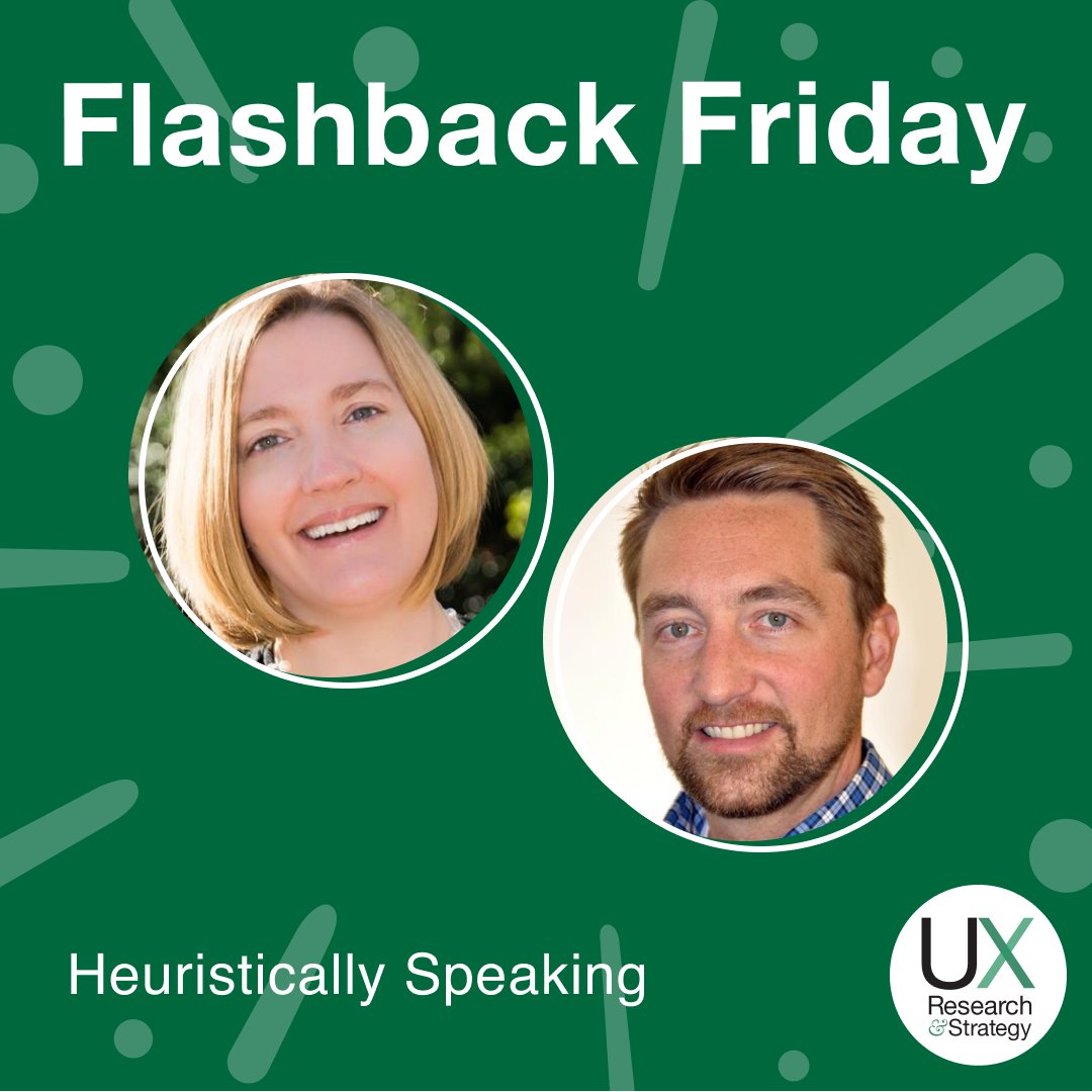 ux_and's tweet photo. Happy Friday! Ann Culp and Cory Madaris joined UXRS 3 years ago to give an informational talk on Heuristic Evaluations. If you are new learner or an experienced UX professional wanting a refresher on the basics, check out the talk here https://t.co/oYTqCTHkW0 https://t.co/EmaILykmJc