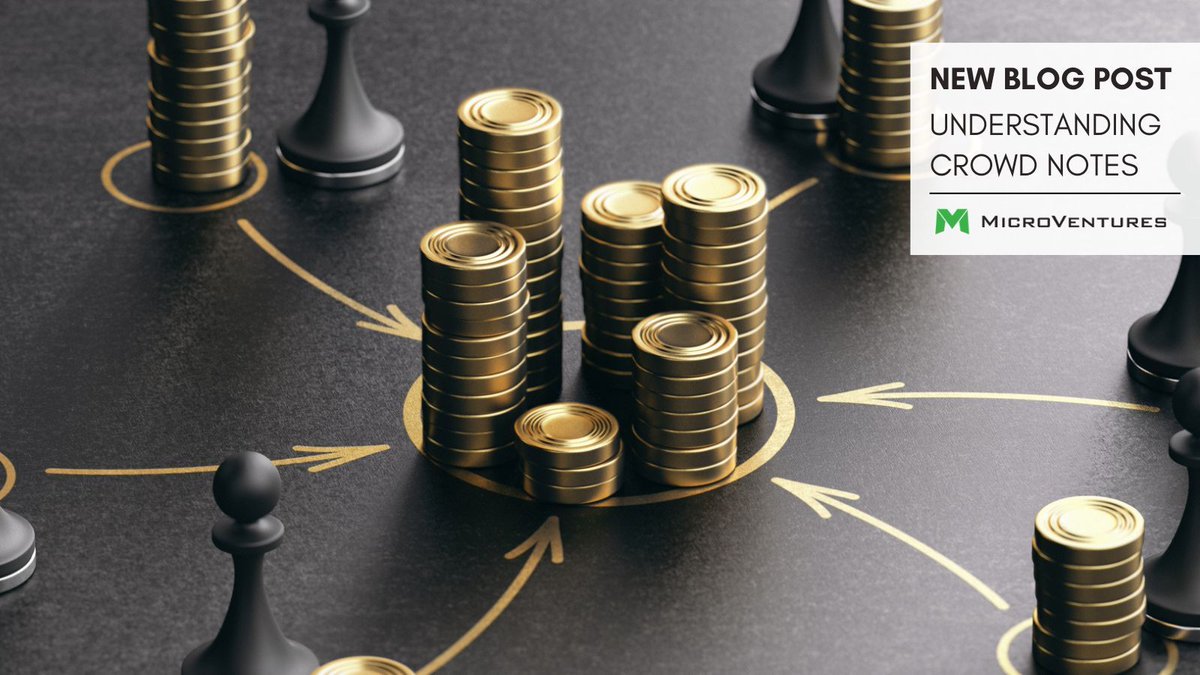 microventures's tweet image. Crowd notes can help simplify a startup’s cap table when raising capital through #equitycrowdfunding. Learn more about understanding #crowdnotes in this week’s blog: mv1.vc/ucn2

#newblog #blog #crowdnote #regulationcrowdfunding #regcf #equity #privateequity
