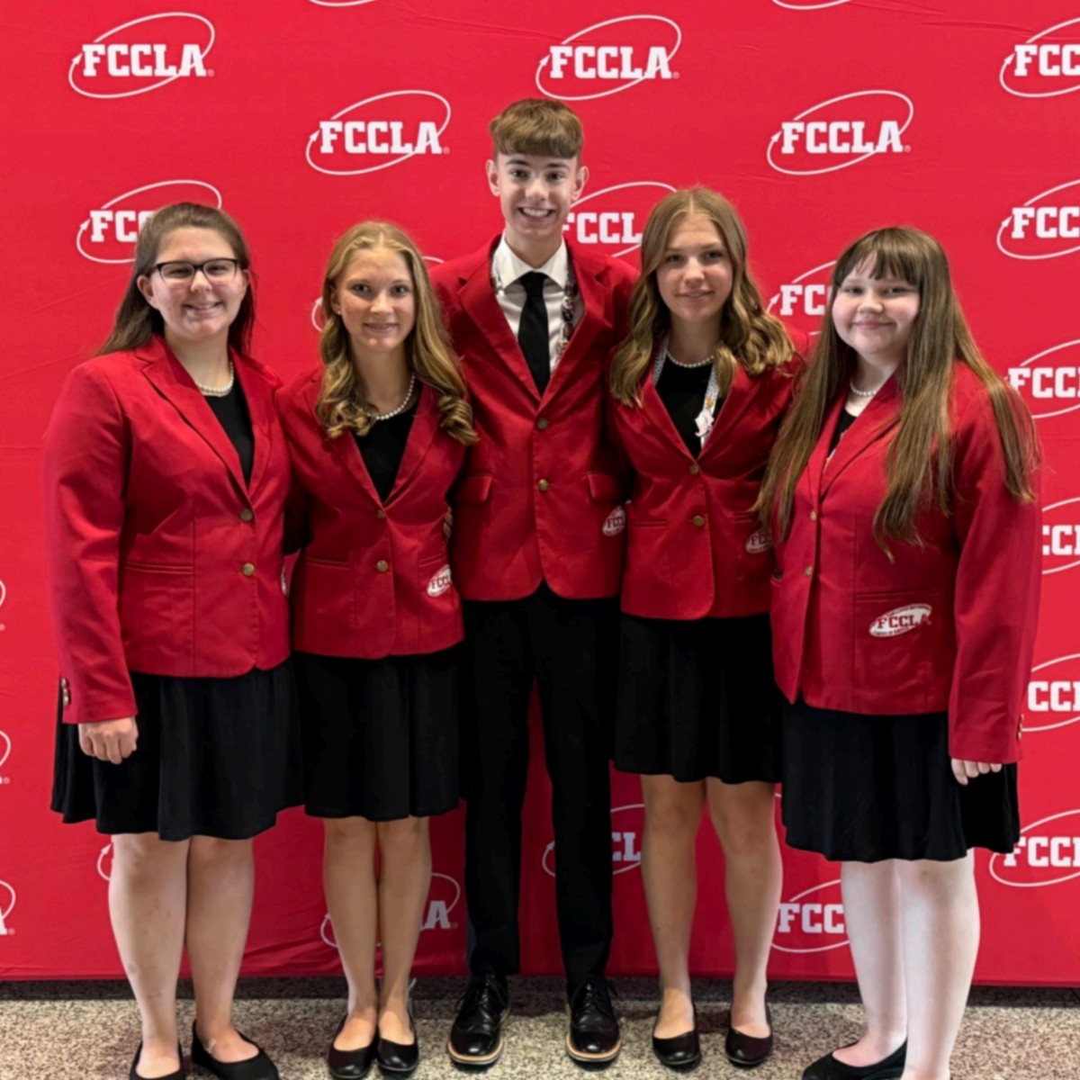 Congratulations to Emma Bright, Gabby Bright, Abby Demczyk, Brock Martin, and Sarah Winn for proudly representing BRHS at the FCCLA National Leadership Conference in Seattle, WA, bringing home both gold and silver medals and placing top 10 in the nation!