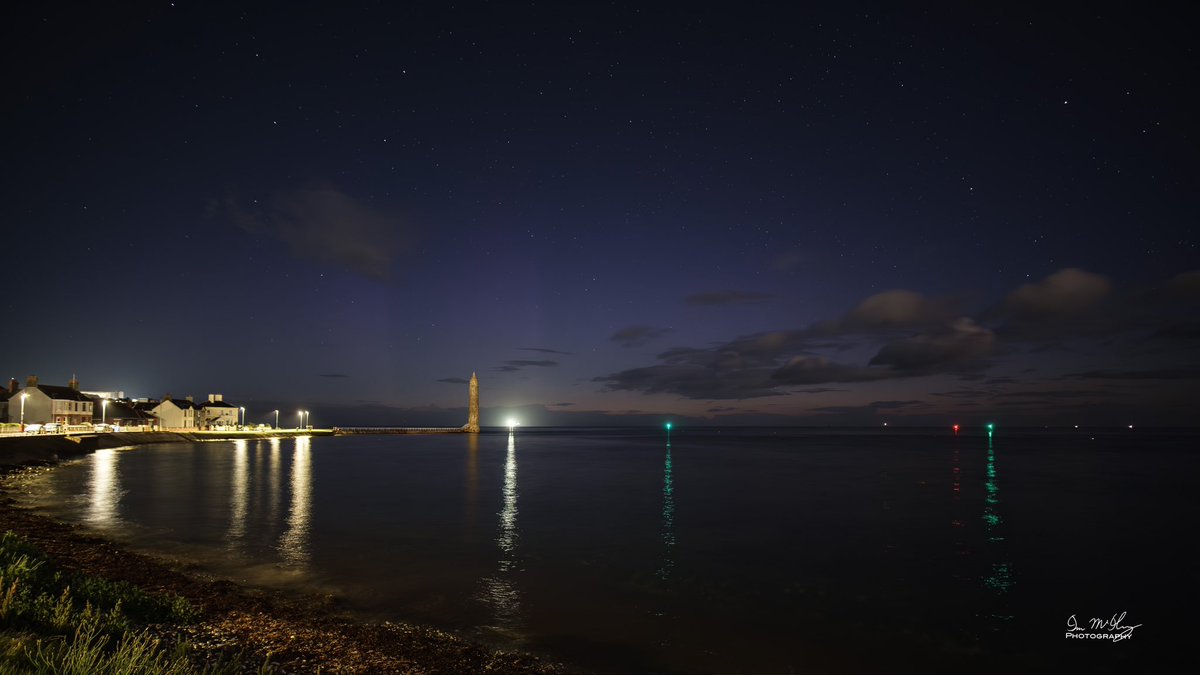 A faintly subtle glimpse of the Northern Lights from the Chaine Memorial Tower in Larne at 02:00am this morning. Hopefully a sign of what is to come this season! <a href="/bbcniweather/">BBC NI Weather</a> <a href="/barrabest/">Barra Best</a> <a href="/angie_weather/">angie phillips</a> <a href="/WeatherCee/">Cecilia Daly</a> <a href="/itvweather/">ITV Weather</a> <a href="/Louise_utv/">Louise Small</a> <a href="/WeatherAisling/">Aisling Creevey</a> <a href="/ILoveLarne/">I Love Larne</a>