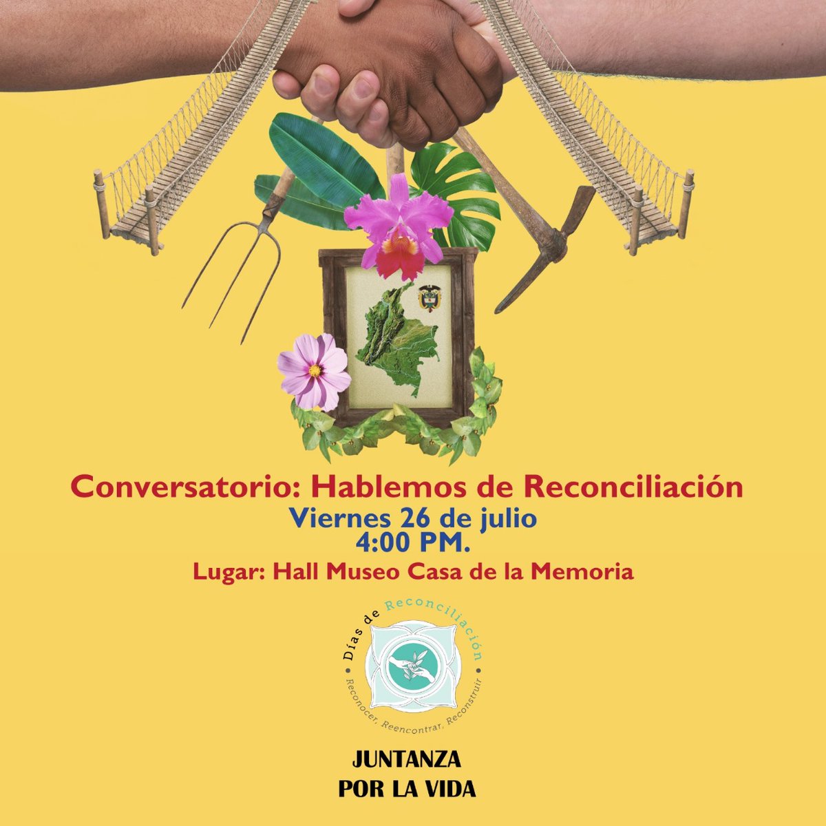redepazant's tweet photo. En el marco de Días de Reconciliación en #Medellín tendremos el conversatorio "Hablemos de Reconciliación" a las 4 pm en el @CasadelaMemoria  les esperamos @Filarmed @MisionONUCol @ComunesAnt @IepUdea @AlcaldiadeMed @PazDDHHmed @conpazmed @PazConsejo @GobiernoAnt @MCandelariasCol https://t.co/AU6T44Vh5m