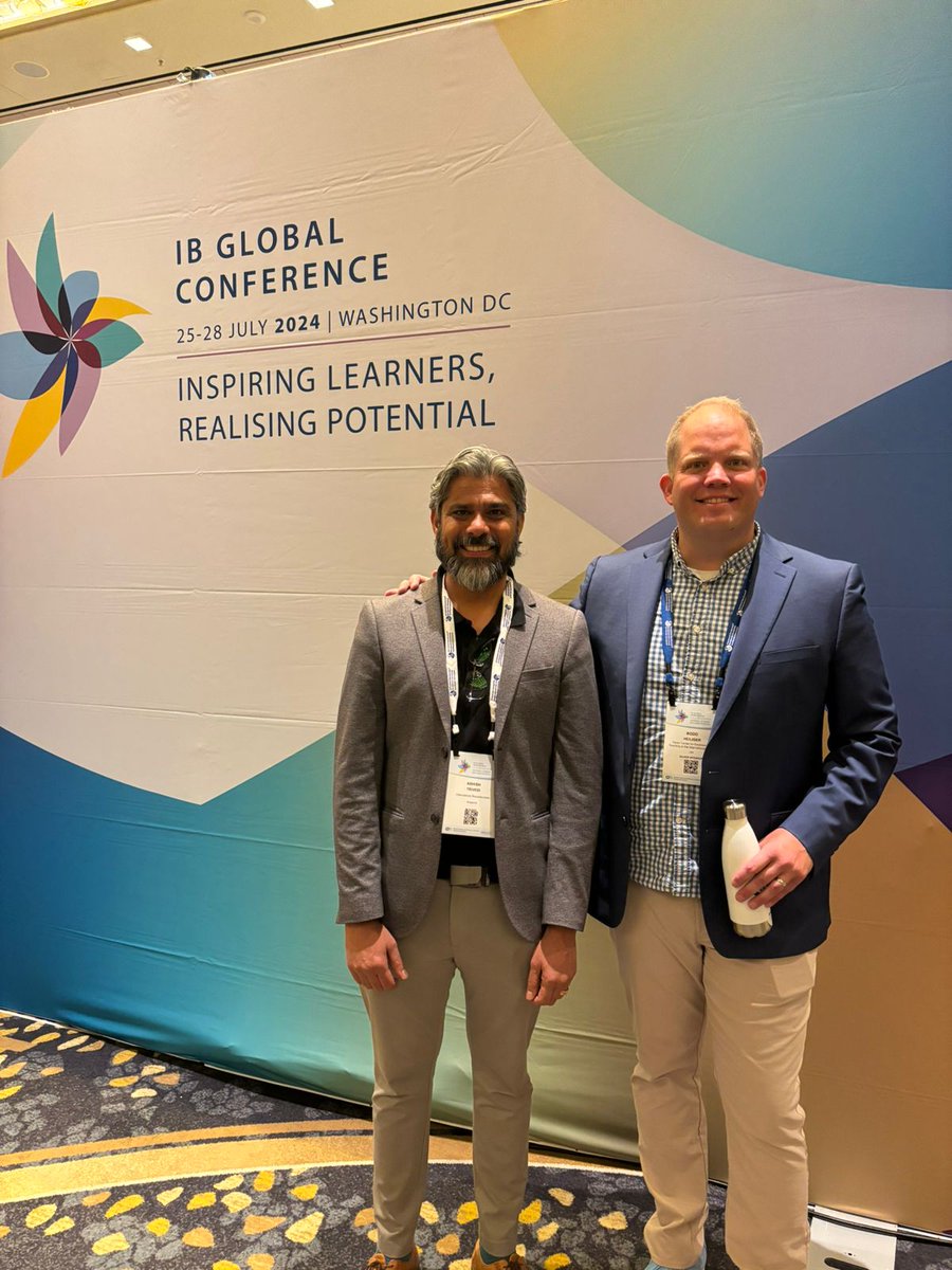 Love connecting with old friends #IBGC2024 in Washington, DC! It's amazing to see the thousands of educators committed to making the world a better and more peaceful place through the <a href="/iborganization/">International Baccalaureate</a>. Come check out the <a href="/spearcenterpdx/">Spear Center for Excellence in Teaching</a> table if you're around!