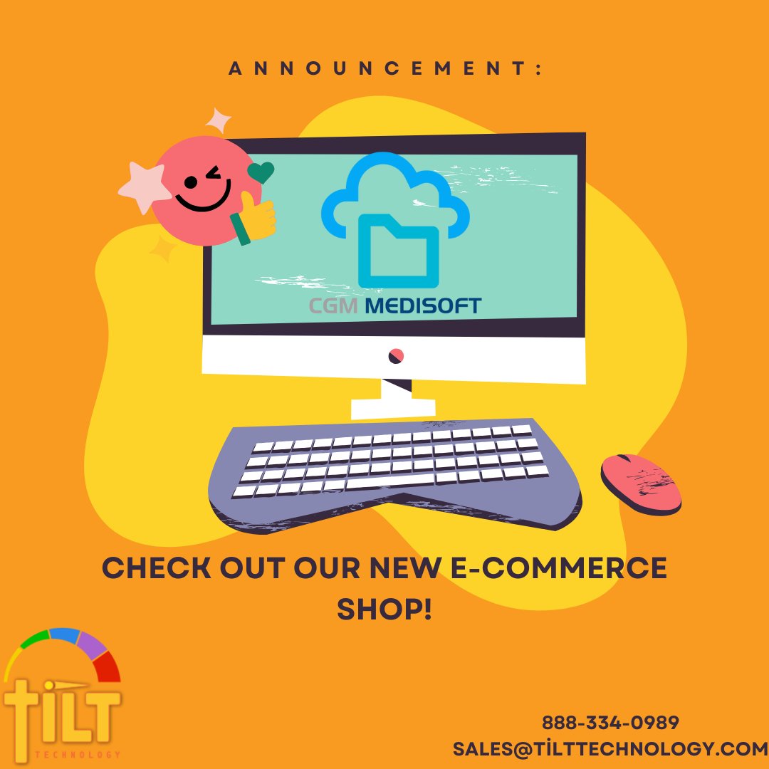 You can now buy CGM MEDISOFT products directly from our TILT Healthcare website!

Save money and hassle by buying online!

See our website for details:
tilthealthcare.com/cgm-medisoft-p…